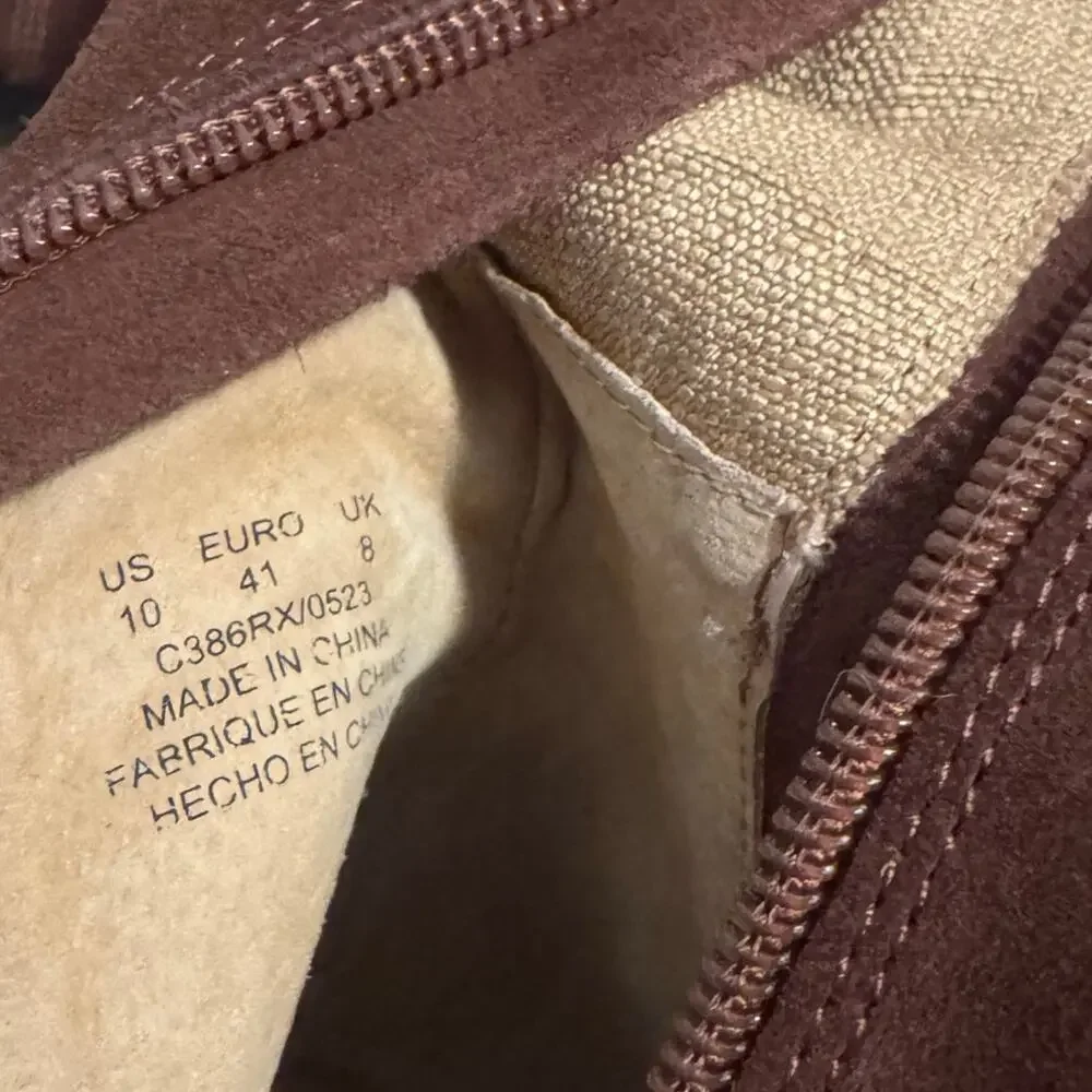 NWOT Kelsi Dagger Brooklyn Brown Suede over the knee boots